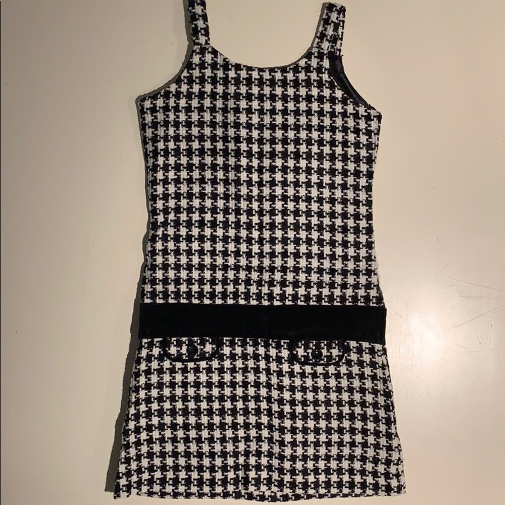 KC Parker girls houndstooth 6X dress